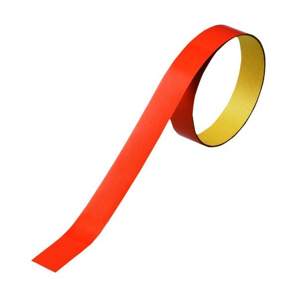 ヘルメット用ラインテープ(反射)HL‐D(大) オレンジ 15mm×700mm 235104 10本