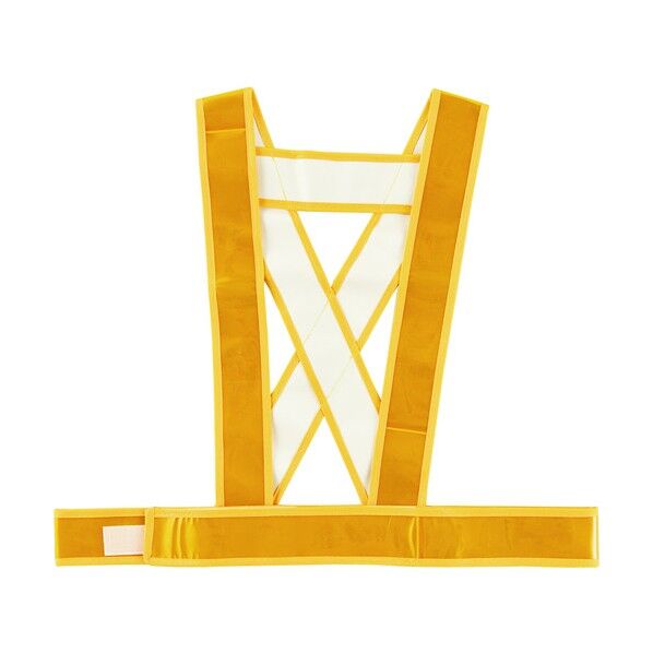 安全反射ベスト(ショート丈タイプ)タスキ型ベスト‐SG フリーサイズ(サイズ調整可能) 238023 1個