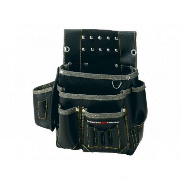 仮枠釘袋 墨ツボ差付 小 BK ブラック H330×W330×D130mm NX-801B 1個