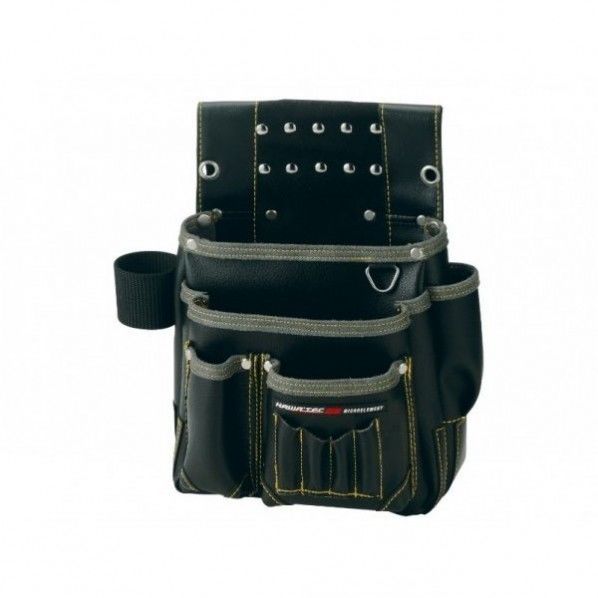 仮枠釘袋 工具差付 小 BK ブラック H330×W320×D130mm NX-803B 1個