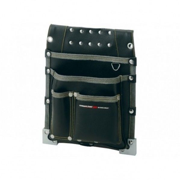 仮枠釘袋 職人タイプ 大 BK ブラック H365×W290×D75mm NX-813B 1個