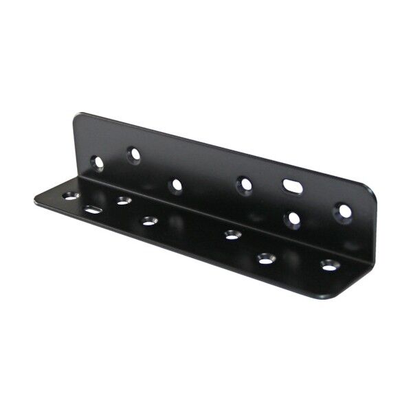 トラスコ 2x4サポート 黒粉体塗装 L型アングル 24S-133BK 1個...