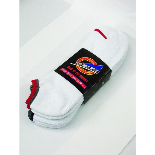 スニーカー パイル 丸 白 S-801 3P