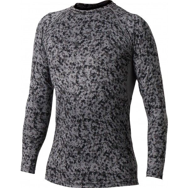 冷感・消臭パワーストレッチ 長袖クルーネックシャツ