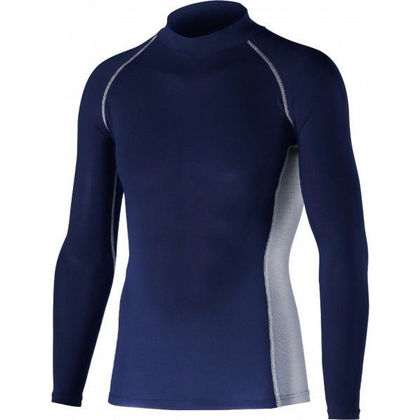 冷感・消臭パワーストレッチ 長袖ハイネックシャツ