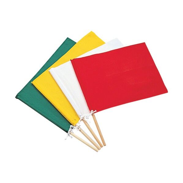 日本緑十字社 手旗 綿+木製棒 300(450)×420mm 245001 1...