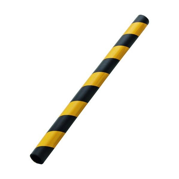 トラ柄パイプクッション(反射タイプ)TRC‐69HTR 黄/黒 70(50)Φ×1000mm 247024 1個