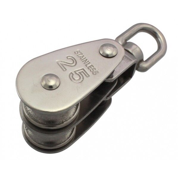 ステンレス 豆ブロック (2車)