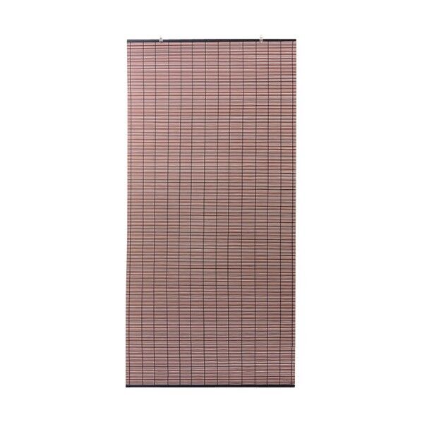 大島屋 樹脂製すだれ 88×180cm ブラウン 25336 1点