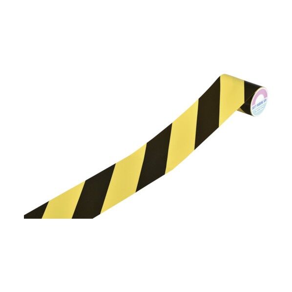 トラ柄テープ TR2‐C 黄/黒 90mm×10m 256203 1個