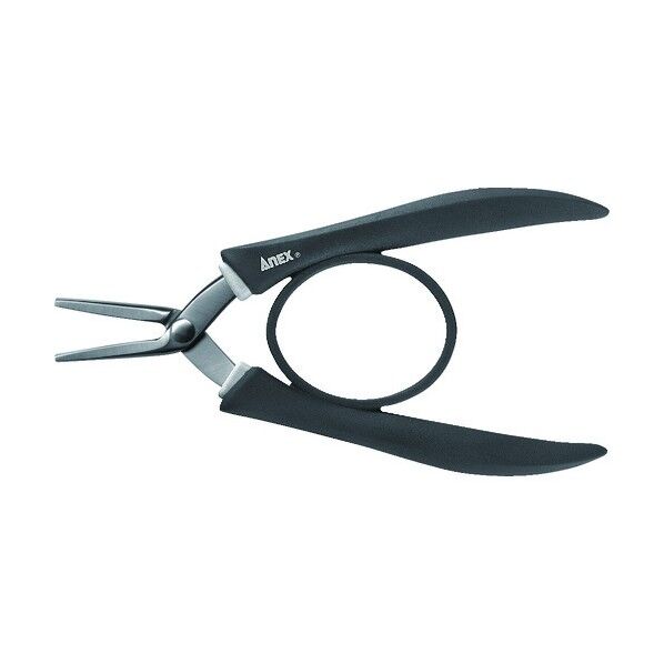 ステンレス製ラバーグリップやっとこ(ヤットコ)(平タイプ)No.258