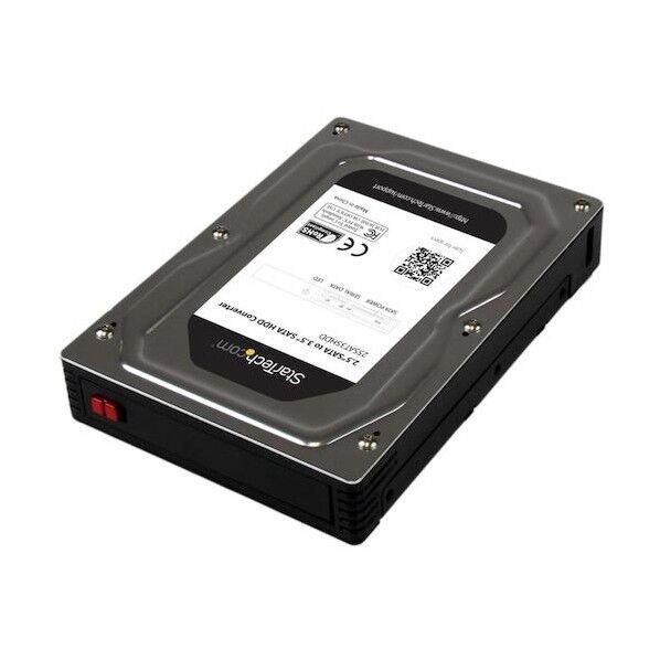 HDDコンバーター/2.5-3.5HDD変換ケース/HDD厚12.5mm迄/工具不要 25SAT35HDD 1個