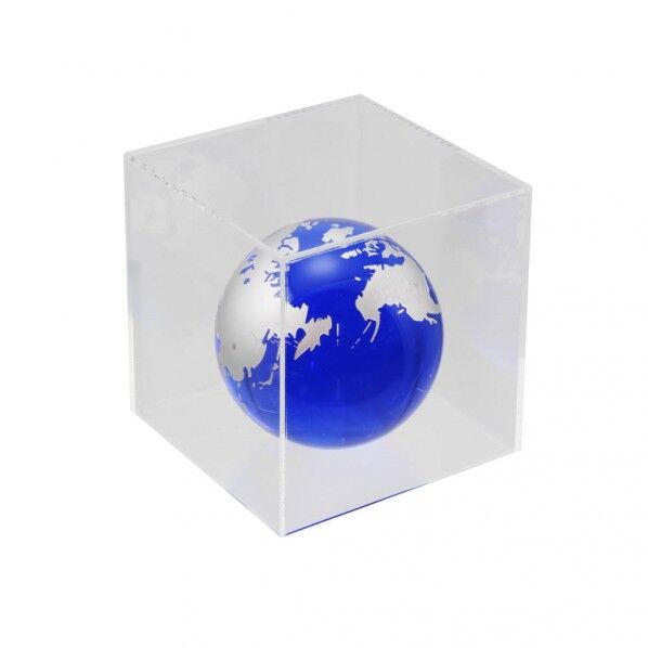 ハイロジック 透明アクリルケース 5面(底板なし) 100×100×100mm Pen111 1個...