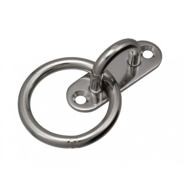 ステンレス パッドアイ丸カン