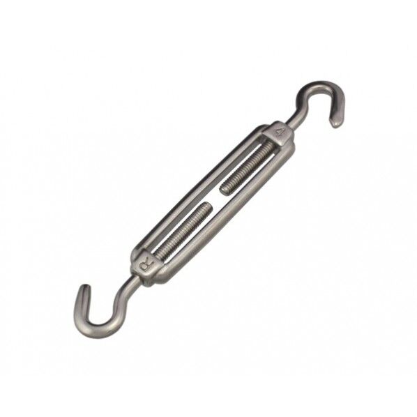 ステンレス 枠式ターンバックル(フック&フック) 4mm 11376 1個