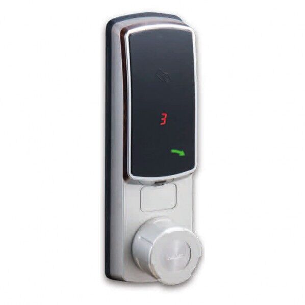 IC取替錠 Fe-Lock SE スタンダードタイプ シングルバッテリータイプ 対応錠前(MIWA/LAL・LAT) 扉厚32～40mm用 シルバー シリンダー錠 FESE-S-S-65T-S 1個