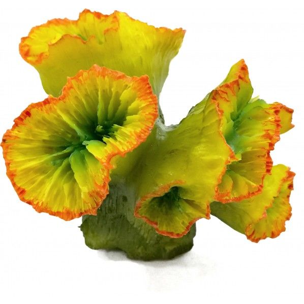 ZEST レプリカサンゴ S-4(イエローオレンジ) W7mm×D6mm×H5.5mm 1個