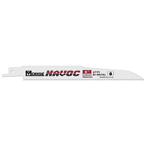 ヘイボック・バイメタル・セーバーソー・ブレード (木材建築解体用) RB66206T03 3枚