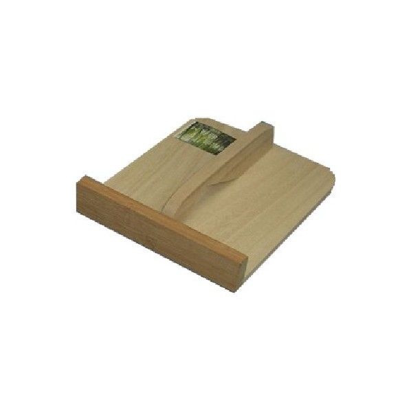 竹桐ミックス 駒板 穴付 M 18x22cm 1個