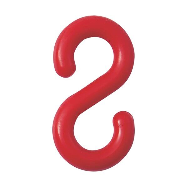 S字フック PF‐6R 赤 21×39.5mm 284124 2個