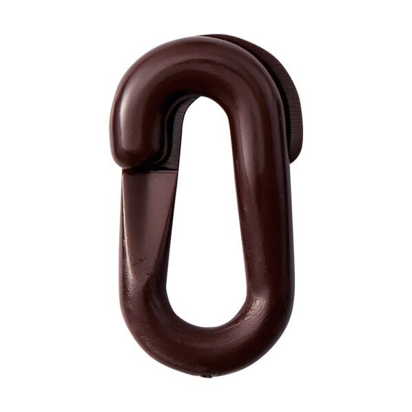 プラスチックチェーン用ジョイント PJ‐6BR 茶 20×39.5mm 284146 2個