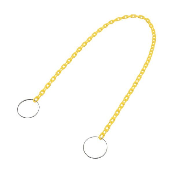 コーン用プラスチックチェーン(リング付)CHB‐A‐Y 黄 2m 284041 1個