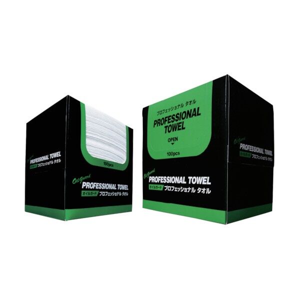 オイルガードプロフェッショナルタオル OG‐9030 360×460mm 294119 100枚