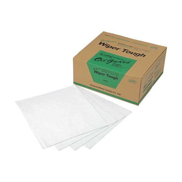 オイルガードワイパータフ(高機能ウエス)OG‐9050 白 370×420mm 294120 100枚