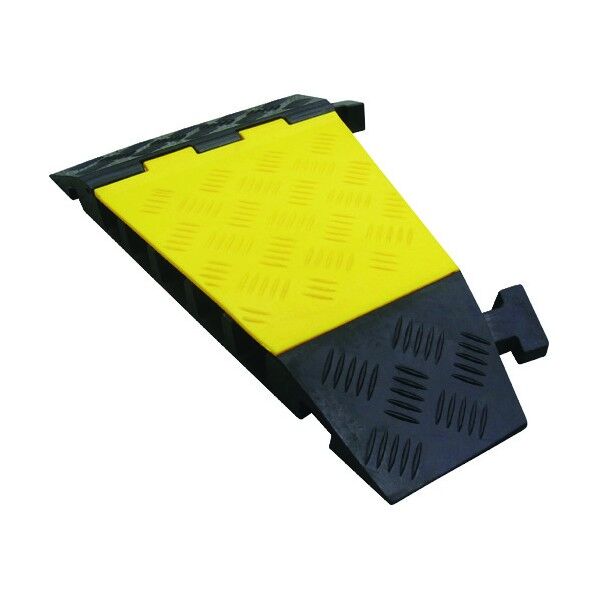 ケーブルガード ケーブル溝5列タイプ コーナー部 直径35mmマデノ配管対応 ケーブルガード 5C 1個