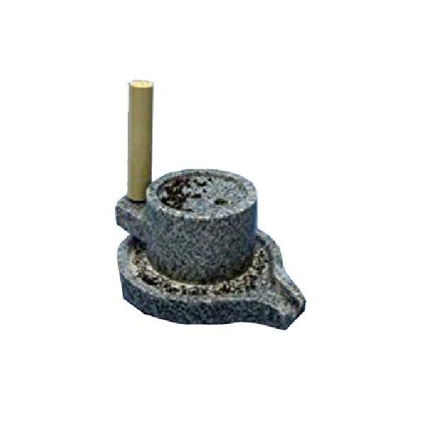 みかげ石 ミニ茶臼 2341 1個