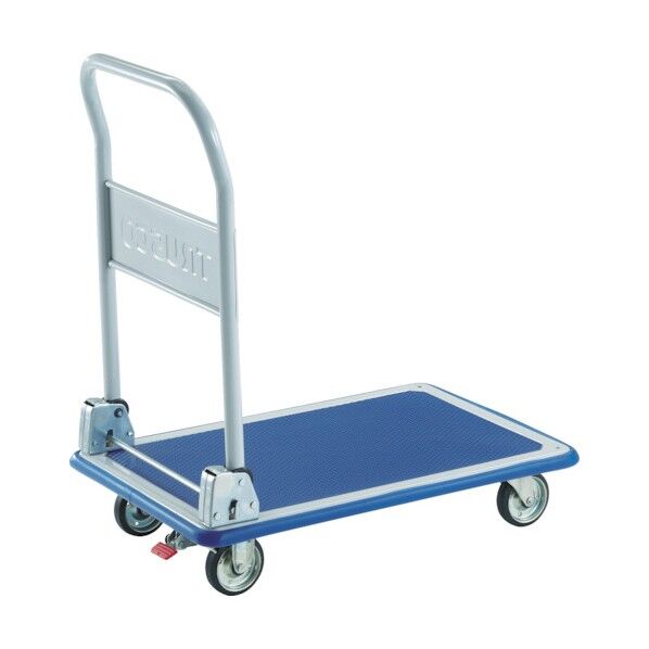 プレス製台車 ドンキーカート 抗ウィルス 抗菌折りたたみハンドル 915×615 ストッパー付 301NAVS 1点