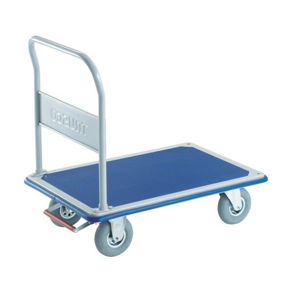 ドンキーカート (空気入タイヤ ピン式固定車ストッパー付) 固定ハンドルタイプ