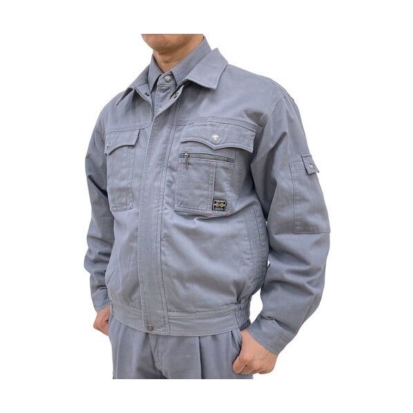 綿100%ブルゾン ミストブルー 3L 30400 MB 3L 1枚