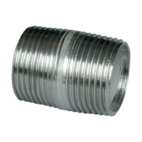 ねじ込み管継手(ステンレス) 両ニップル