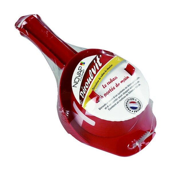 ホルダー付き表示テープ SPEED TAPE用 替えテープ レッド/ホワイト 50mm×100m