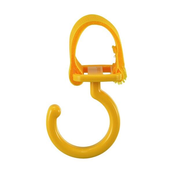 パイプ用樹脂製フック(フック固定タイプ)KF‐2Y 面ファスナー脱着式 309053 1個