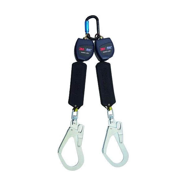 DBI-サラ Nano-Lok 巻取り式ランヤード タイプ2 スイベルフック ツイン ツイン 3101744 1本