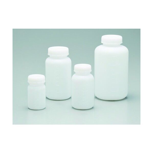 サンプラ バイオプラ PE広口ボトル 500ML 30806C 100個