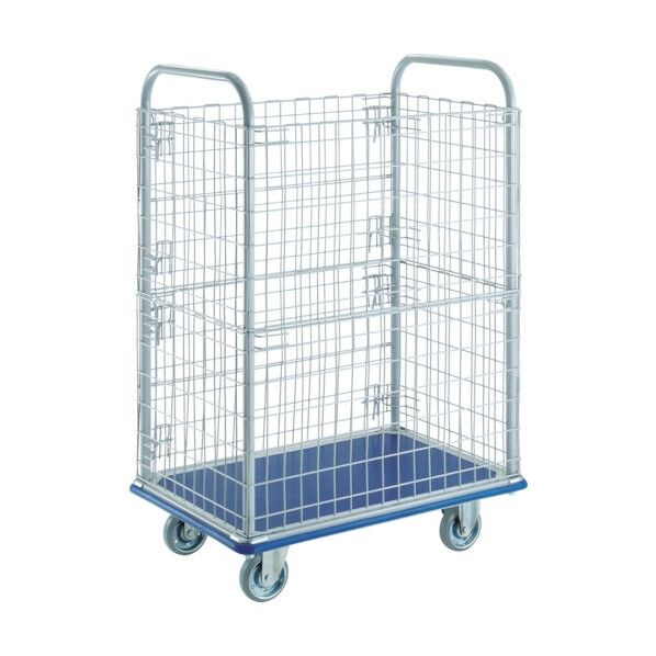 ドンキーカート 金網付2段タイプ