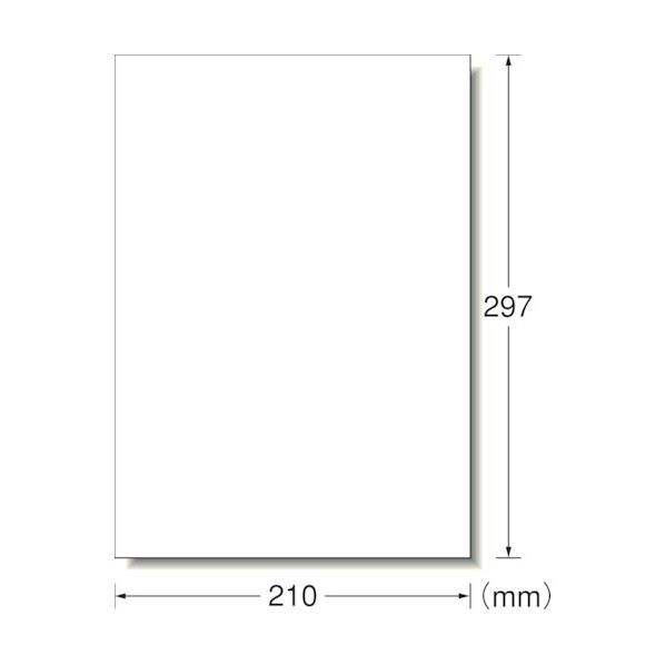 ラベルシール(プリンタ兼用) ●規格:A4判 (210×297mm)_x000D_
●一片サイズ:210mm×297mm 31271 1PK