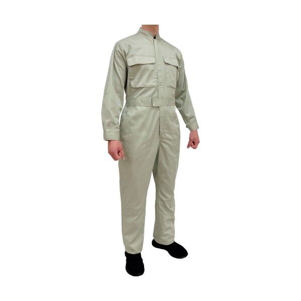 綿混ツナギ モスグリーン 3L 3120 MG 3L 1枚