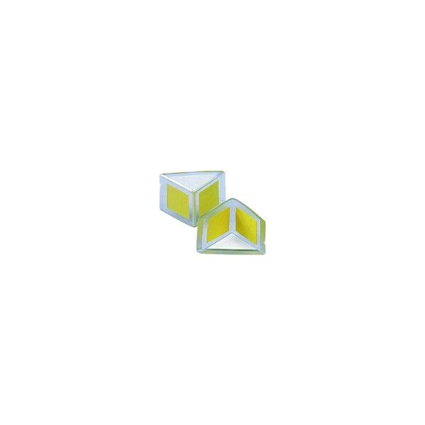 透明 一辺28三角×24厚(内寸) 313-39 2個