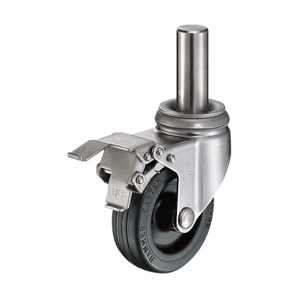 SKシリーズオールステンレス自在ゴムB車100mm 平戸車 315SKRBU100 1個