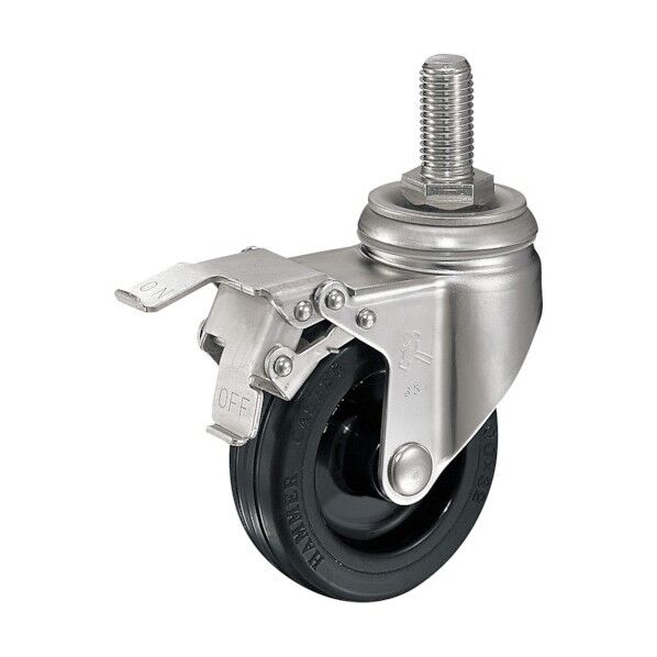 SAシリーズオールステンレス自在SP付ゴムB車100mm