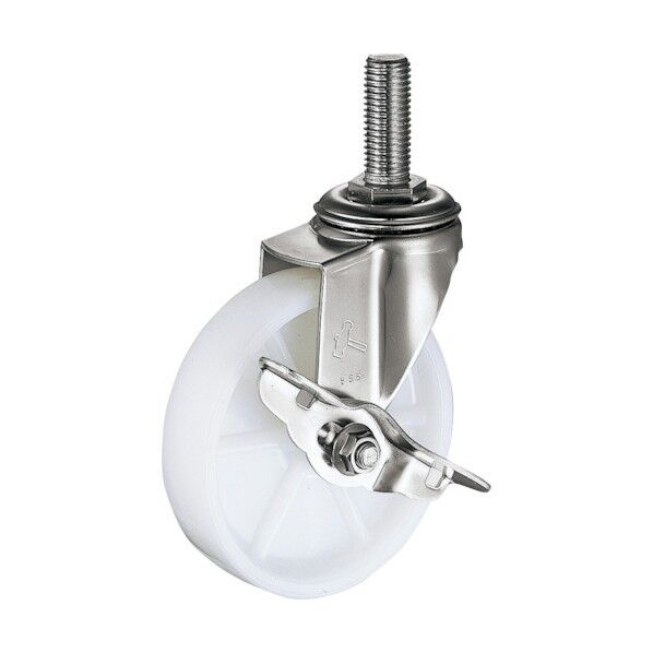 EAシリーズオールステンレス自在SP付ナイロン車125mm 平戸車 315EAN125 1個