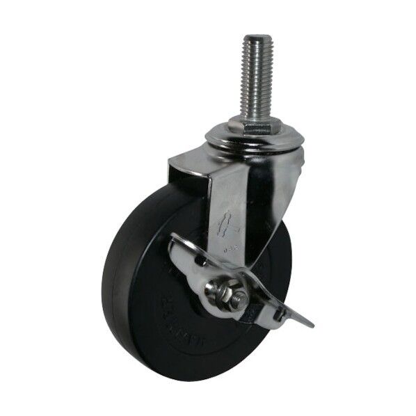 EAシリーズオールステンレス自在SP付ゴム車125mm 平戸車 315EAR125 1個