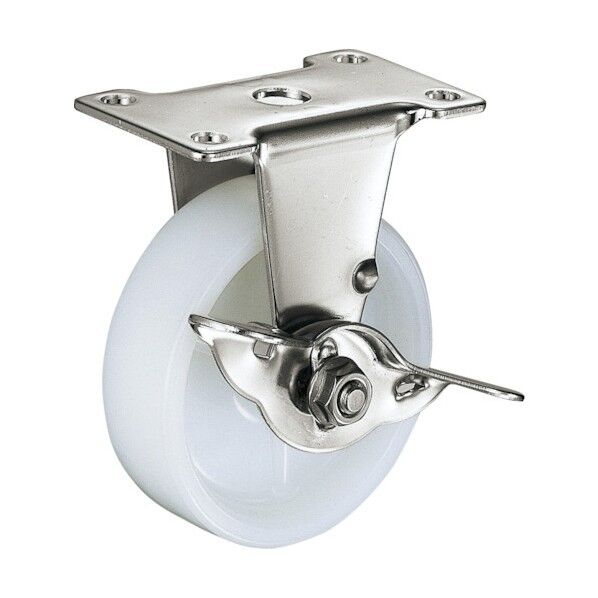 Eシリーズオールステンレス固定SP付ナイロン車50mm 315ER-N50-BAR01 1点