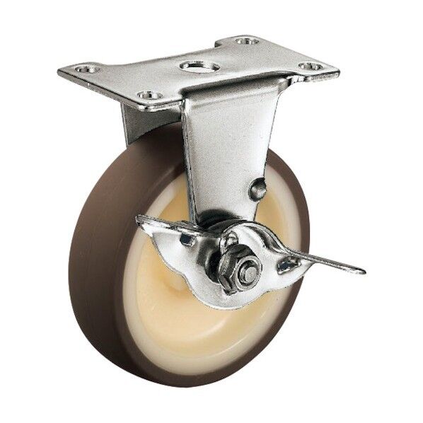 Eシリーズオールステンレス固定SP付ウレタン車65mm 315ER-UR65-BAR01 1点