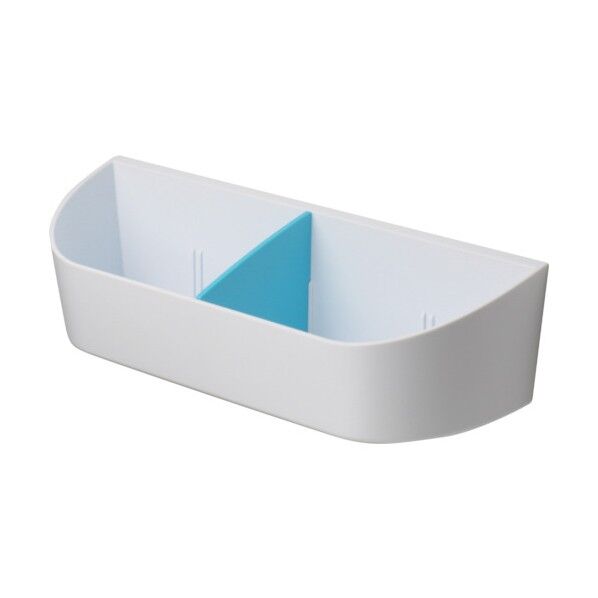 マグネットポケット(ボード用トレー)MP‐217W 白/青 240×65×81mm 316023 1個