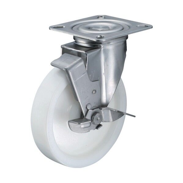 オールステンレス自在ＳＰ付ナイロンＢ車２００ｍｍ